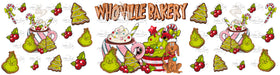 Whoville Bakery UV DTF Bucket and jar wraps