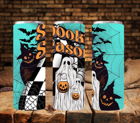 Spooky Season Vinyl tumbler wraps