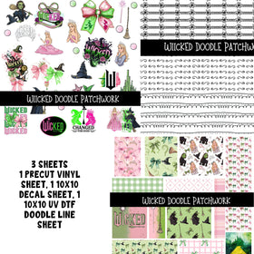Wicked Doodle Patchwork Set