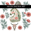 Wild Soul Horse UV DTF Decal sheets