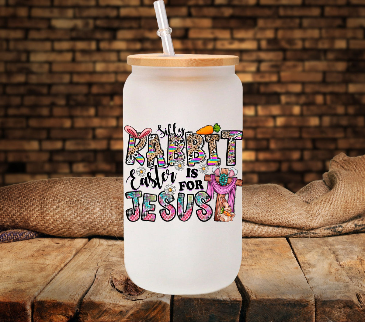 Silly Rabbit UV DTF Decals