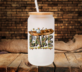 Lake life is the best life UV DTF Decals