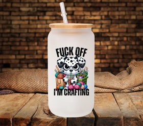 I'm crafting dog UV DTF Decals