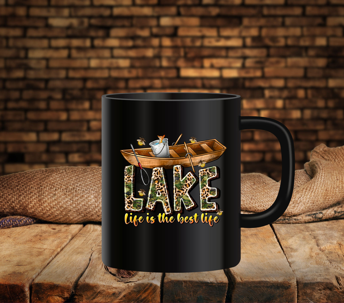 Lake Life is the best life UV DTF Decals