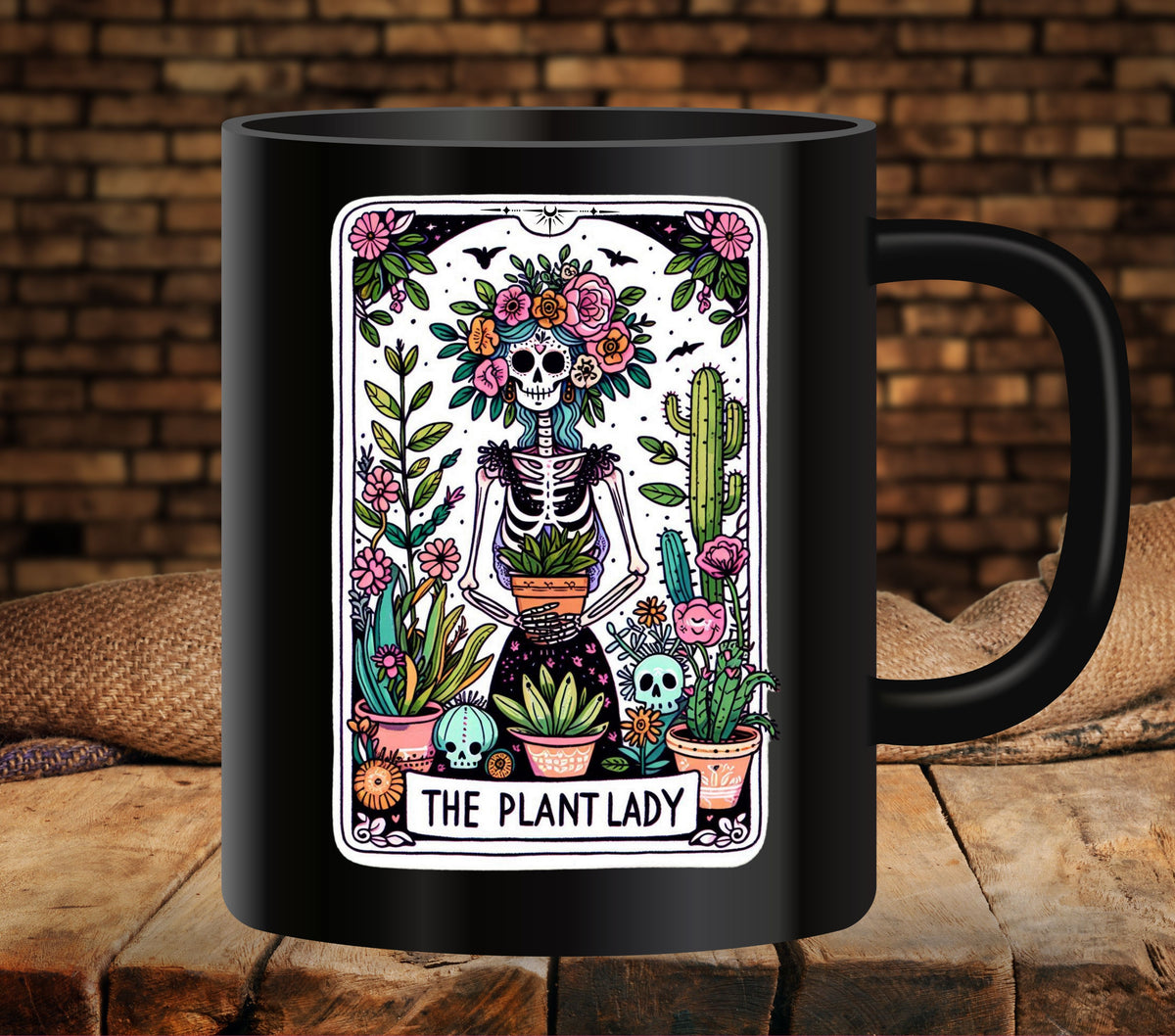 The plant lady UV DTF Decals
