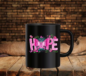 Hope Breast Cancer UV DTF Decals