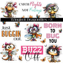 Wingin it Dragonflies Collection UV DTF Decal Sheets-2 Designs