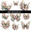 Wings and Blooms UV DTF Decal sheets 7 design Options  available