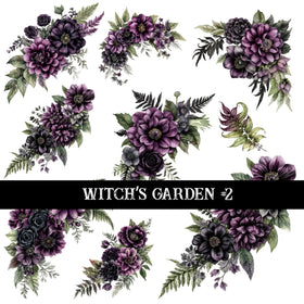 Witch's Garden Collection Decal sheets- 7 styles