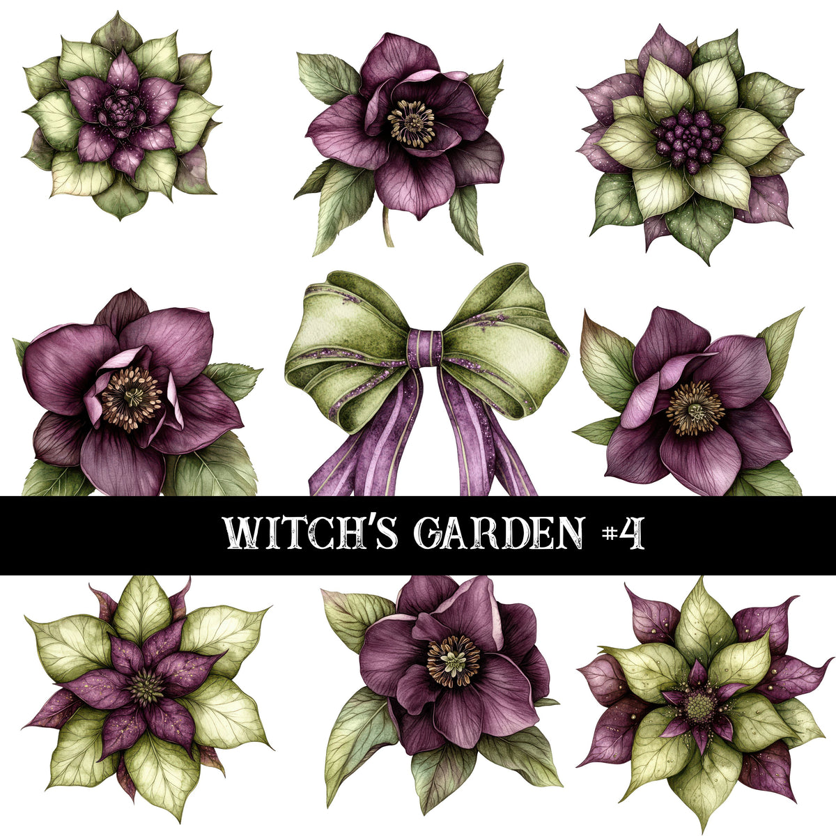 Witch's Garden Collection Decal sheets- 7 styles