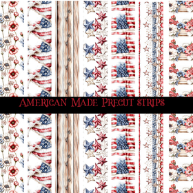 American Made precut strips 12x12 vinyl sheet