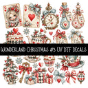 Wonderland Christmas UV DTF Decal sheets 6 Designs available
