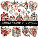 Wonderland Christmas UV DTF Decal sheets 6 Designs available