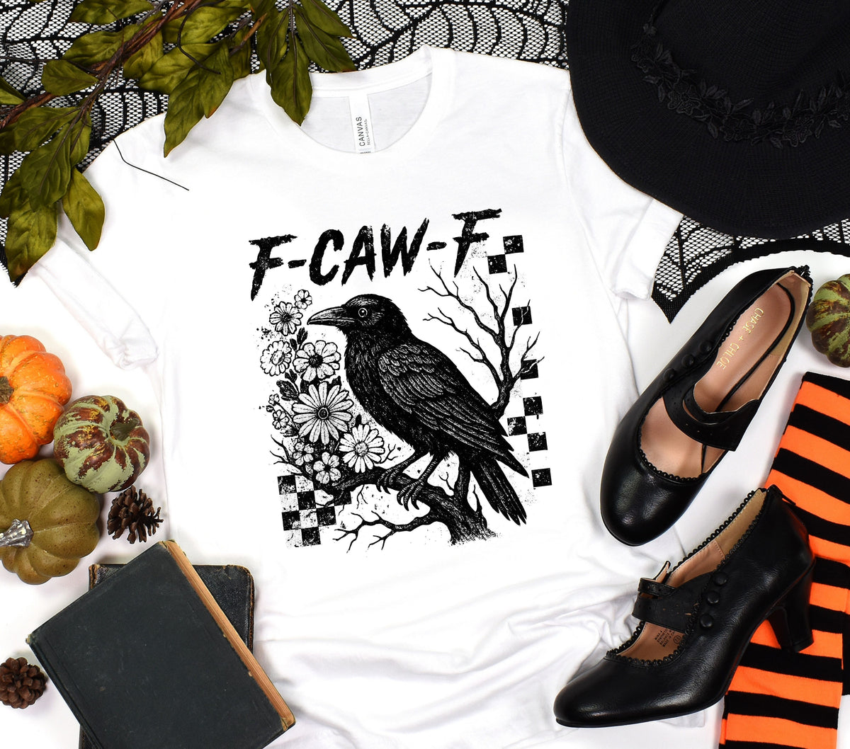 F-Caw-F Floral DTF Transfers