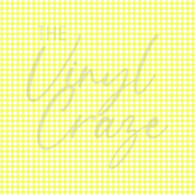 Yellow Gingham - Adhesive Vinyl