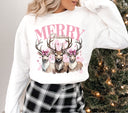Merry Christmas Reindeer DTF Transfers