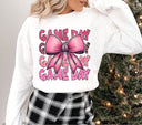 Game Day Bow Pink DTF Transfers