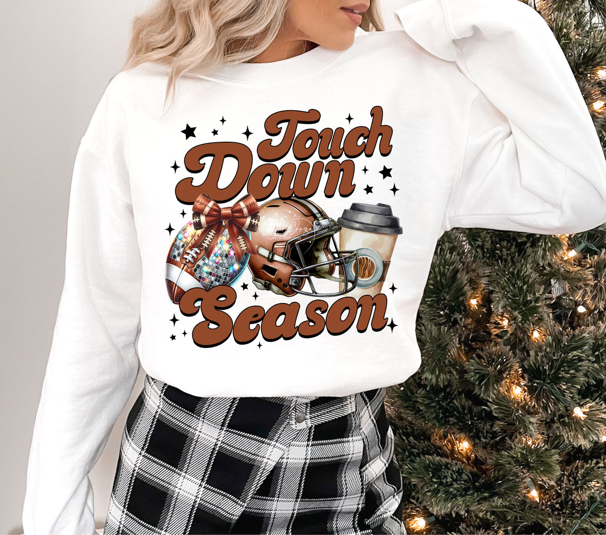 Touchdown Season Disco Ball DTF Transfers