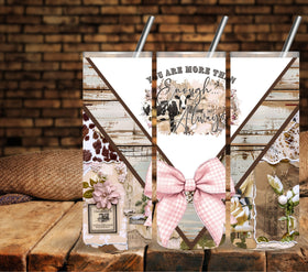You are more than enough- Until the cows come home Vsplit  Vinyl tumbler wraps