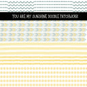 You are my Sunshine Doodle Patchwork Set