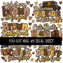 You got mail UV DTF Decal sheets 16 Designs available