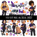 You got mail UV DTF Decal sheets 16 Designs available