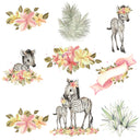 Zebra Safari Collection UV DTF Decal Sheets