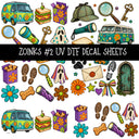 Zoinks UV DTF Decal sheets 9 Designs available