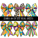 Zoinks UV DTF Decal sheets 9 Designs available
