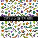 Zoinks UV DTF Decal sheets 9 Designs available