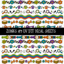 Zoinks UV DTF Decal sheets 9 Designs available