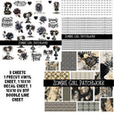 Zombie Girl Patchwork Set