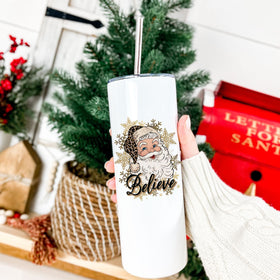 Believe Santa UV DTF Decals