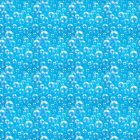 Bubbles On blue! - Adhesive Vinyl