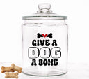 Give a dog a bone UV DTF Decal