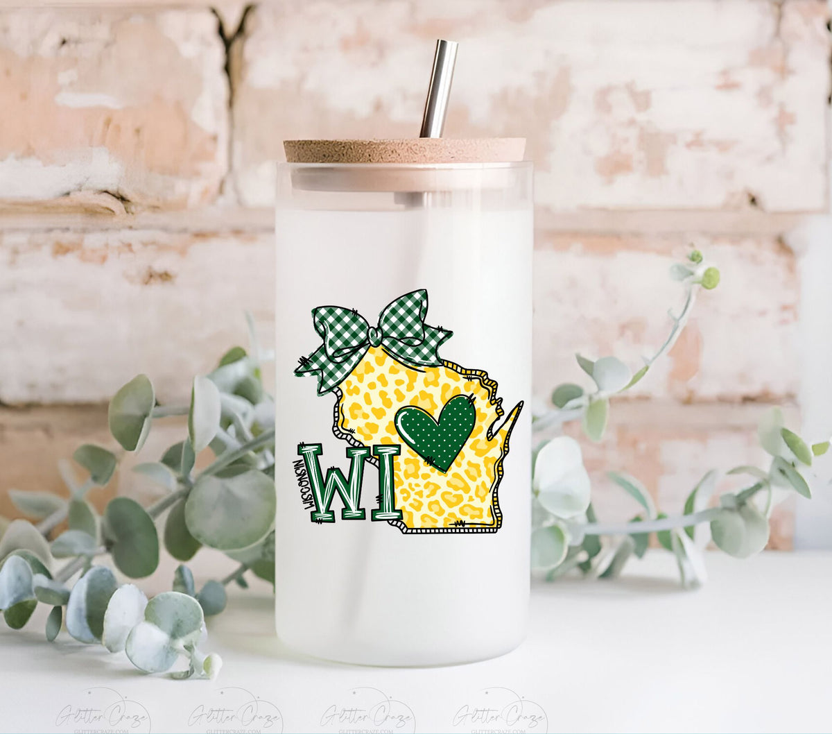 Wisconsin Doodle Map UV DTF Decals