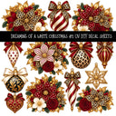 Dreaming of a white christmas UV DTF Decal sheets 2 Designs available