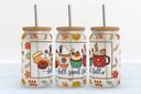 Fall sweet Fall UV DTF 16oz Libbey wrap