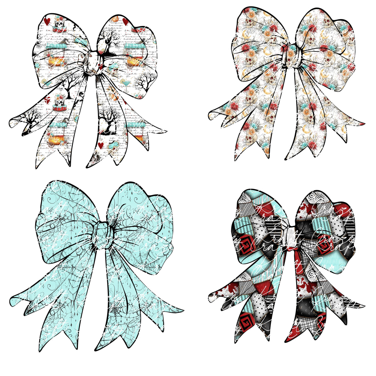 Halloween Tiffany UV DTF Decal Sheets- 6 Design Options