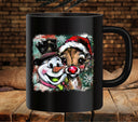 Frosty and Rudolph UV DTF Decals