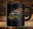 Chevy hunting and fishing Claw UV DTF Decals