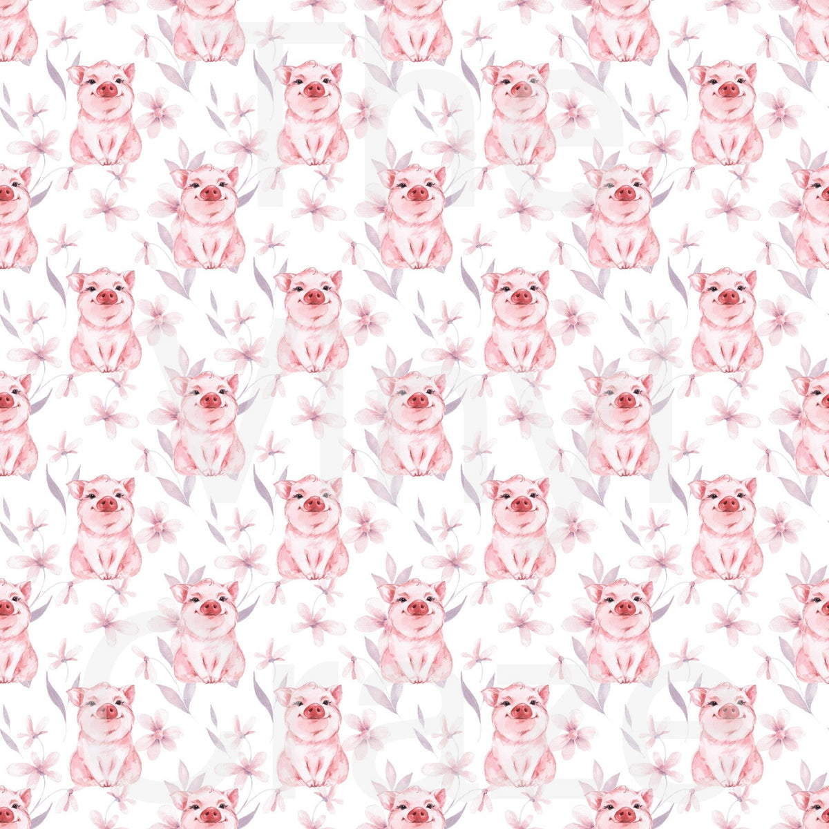 Cute As A Pig Adhesive Vinyl