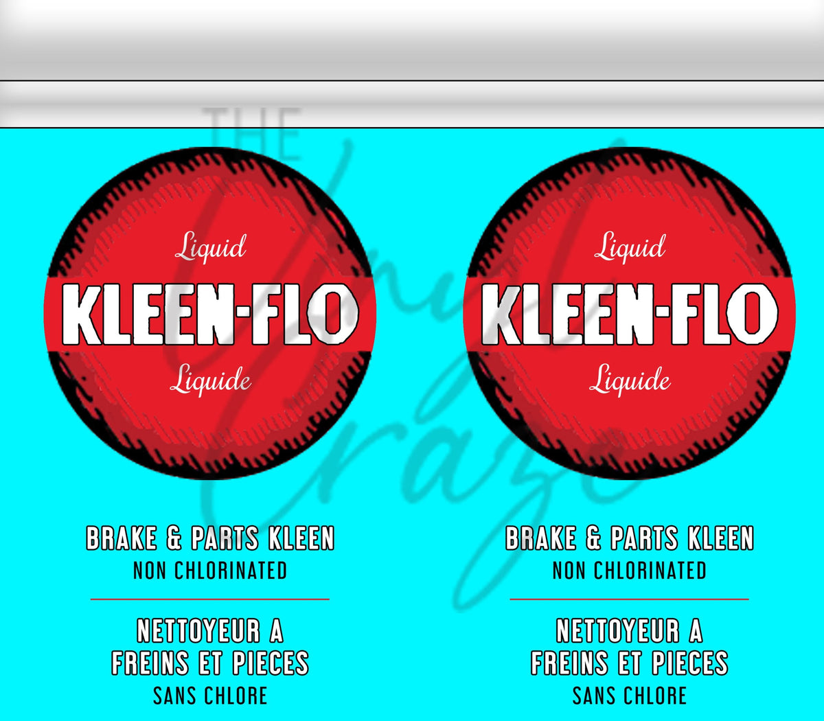 Kleen-Flo 20oz Skinny Adhesive Vinyl Wrap