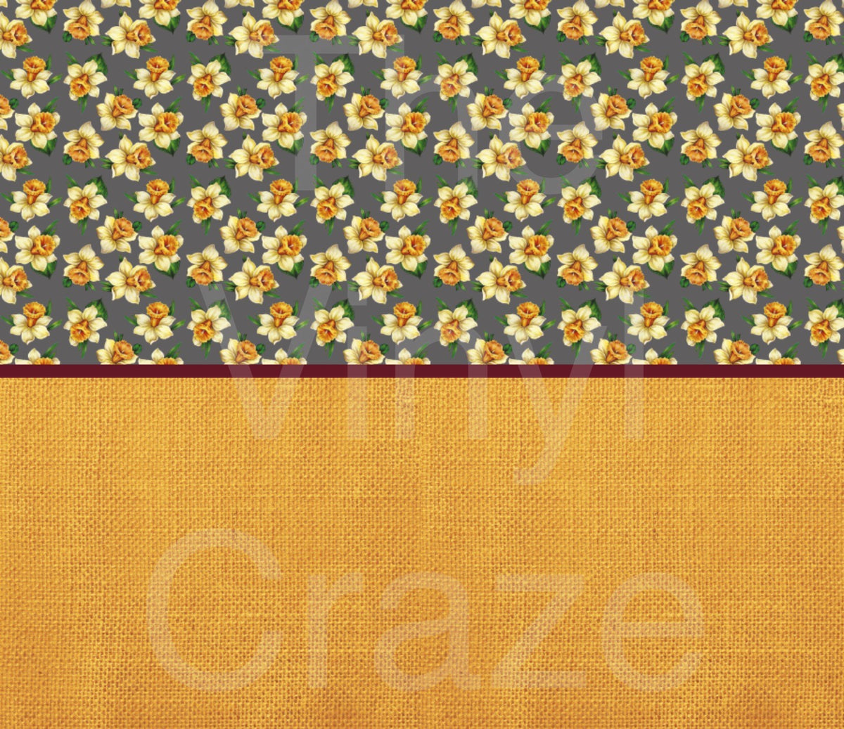 Burlap Daisy 20oz Skinny Wrap
