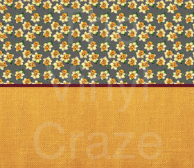 Burlap Daisy 20oz Skinny Wrap