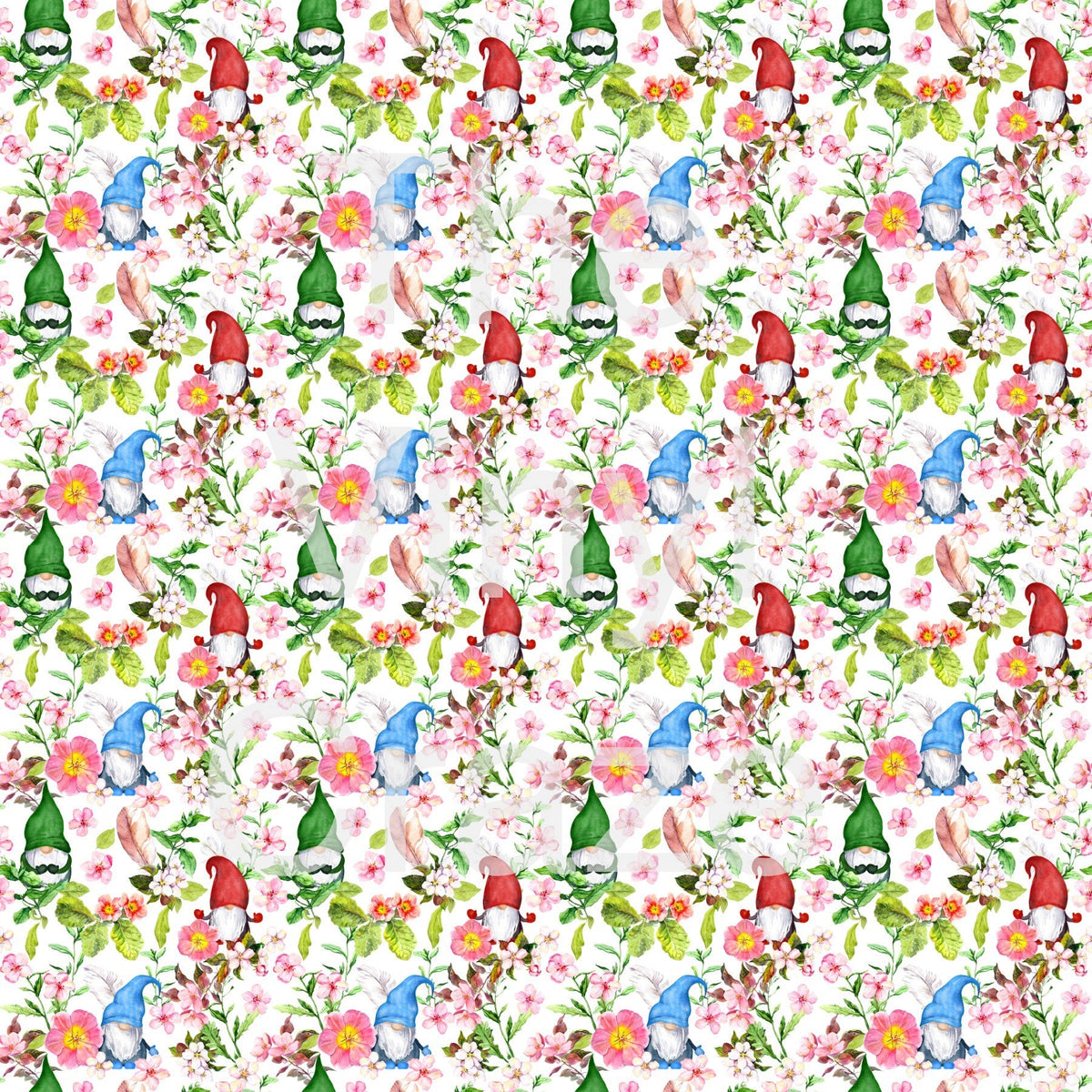 Springtime Gnomes Adhesive Vinyl