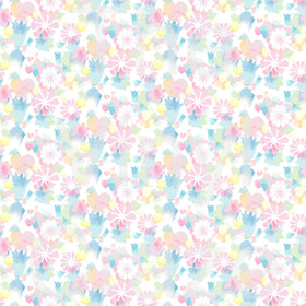 Easter Flowers Adhesive Vinyl
