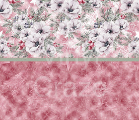 Christmas Blush And Floral Wrap