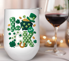 Luck Faux Knit UV DTF Decal