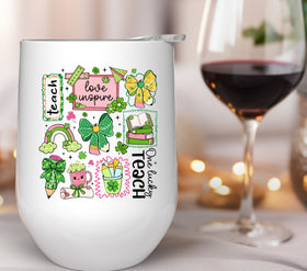 Teach Love Inspire St. Patrick's UV DTF Decals